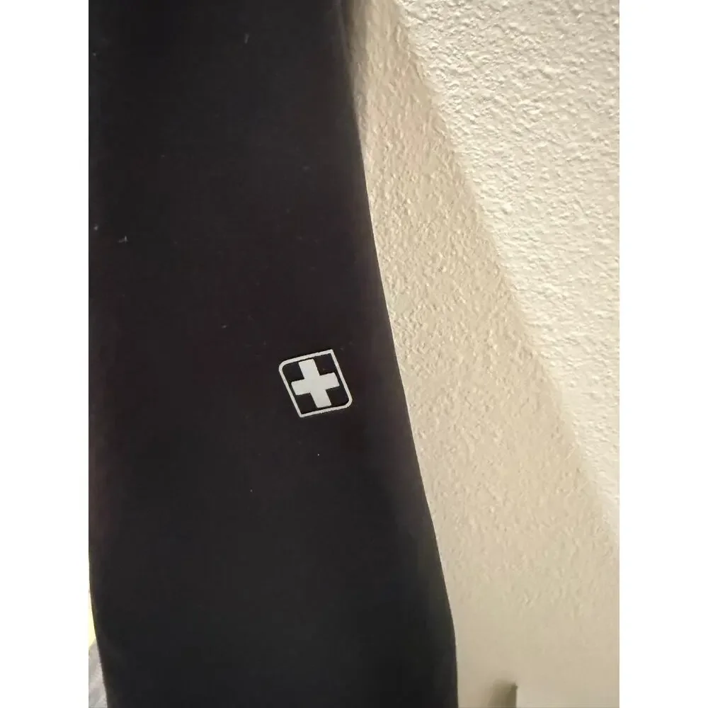 Swiss Tech Mens 3XL Black Hooded Full Zip Fleece Jacket